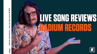 LIVE SONG REVIEWS | RADIUM RECORDS - 11122022