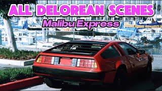 All DeLorean Scenes from Malibu Express (1985)