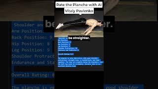 Find out the Planche King with AI (2) - Vitaly Pavlenko #motivation #calisthenics #fitness #planche