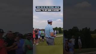 Austin Reaves' response to this Pistons fan  (via @gmgolf)