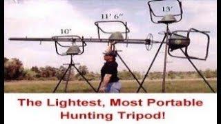 Hunting Tripods - Lightest, most portable tripod ever!