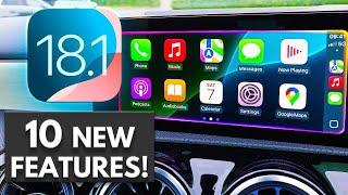 iOS 18.1 Apple CarPlay is HERE! | 10 NEW FEATURES!