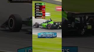 Rookie Louis Foster claims his first career NTT INDYCAR Series pole at Road America!#shorts #indycar