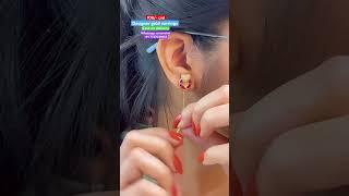 New designer gold earrings for girls, with 70% discount on instant first order #shorts #ytshorts