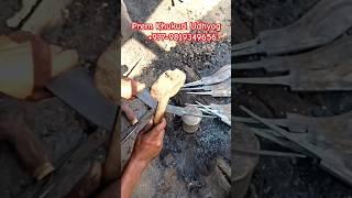 Khukuri/Kukri Handle Making|Khukuri/Kukri Making In Nepal- Part 2#shorts #youtubeshorts #shortsfeed