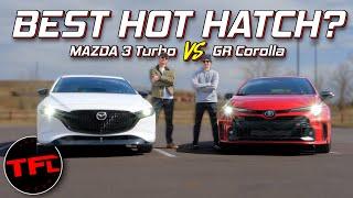 2024 Toyota GR Corolla vs. Mazda3: Which Is the BEST Turbocharged Hot Hatch for Under $40K?