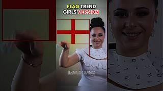 Flag trend girls version 4️ #shorts #edit #trollface