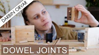 6 Ways To Create Dowel Joints (making jigs & basic wood joinery)