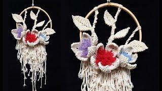 Macrame Flower Wall Hanging Design Home Decor DIY