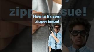 Fix your zipper in SECONDS!⌚#HackYourLife #ZipperFix #LifeHacks #DIYFixes #QuickSolutions#facts