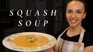 VEGAN butternut squash soup (also GF) // oh my gourd, it's so tasty 