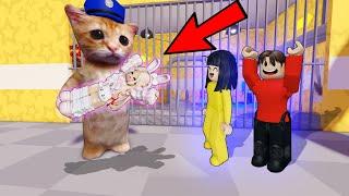 Yuta, Mio Dan Baby Celine Lari Dari Penjara Kucing Algato || ROBLOX