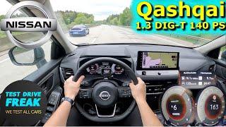 2024 Nissan Qashqai 1.3 DIG-T MHEV Manual 140 PS TOP SPEED AUTOBAHN DRIVE POV