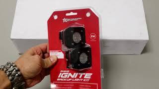 Rigid Industries Ignite Flush Mount LED Lights What's Inside the Box? #HardRacing #RigidIndustries