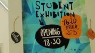 Cyprus International University graphic design exhibition 2015-ciu