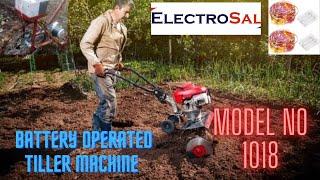 Battery Operated Tiller Machine //Engineering / electrical / electronic / project / mechanical