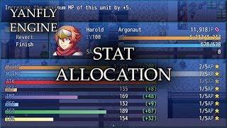 YEP.173 - Stat Allocation - RPG Maker MV