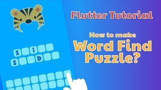 Simple Flutter Tutorial - Word Find Puzzle