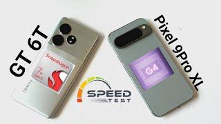 Pixel 9Pro XL vs Realme GT 6T Speedtest Comparison OMG 