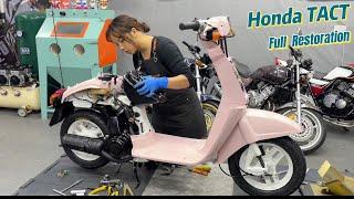 18-Minute Time-lapse Restoring a Classic 1981 Honda TACT