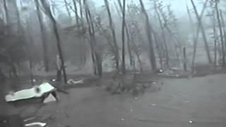 Riding out Hurricane Katrina near the beach (Waveland, MS)