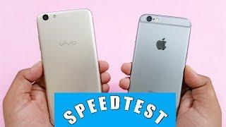 Vivo Y69 vs iPhone 6 Speed Test Comparison | Which is Faster