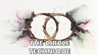 Alcohol ink Art - the circle technique [49]