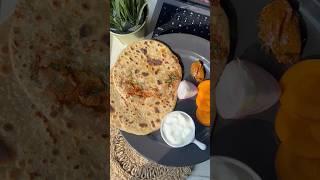 Aaj work from home wala lunch pe banaya Muli ka Parantha #shorts #youtubeshorts