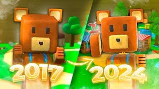 2017 VS 2024 Супер Беар Адвенчер | Super Bear Adventure OLD and NEW! вещи, золотые медведи, и прочее