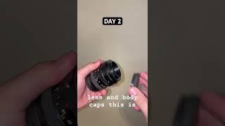 DAY 2 - Sony E-Mount Lens Covers #3dprinting #sony #diy