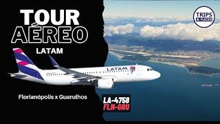 Tour Aéreo: LATAM Entre Florianópolis e Guarulhos – Descubra o Panorama e a Experiência do Voo! 