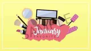 YouTube Video Intro Template for Monthly Makeup Favorites!