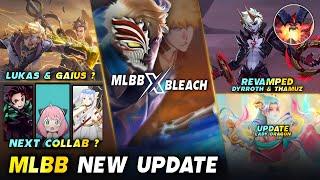 MLBB X BLEACH ? | REVAMPED DYRROTH & THAMUZ | LUO YI LADY DRAGON NEWS - Mobile Legends #whatsnext