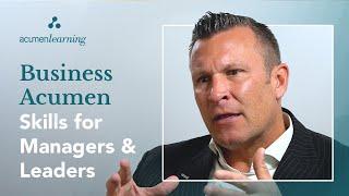 Business Acumen Skills for Managers & Leaders