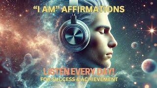 "I AM" Affirmations For Success & Achievement: LISTEN EVERY DAY! Positive Mindset Binaural Beats