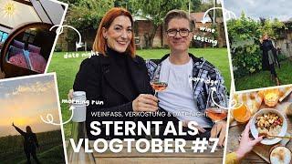 Vlogtober 2024 #7 ️: Apple-Porridge, Datenight im Weinfass & Weinverkostung - Herbstfeeling pur