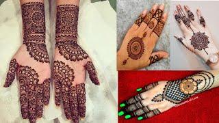 easy mehndi designs ideas simple mehndi designs #glamorouszara @amritahenna