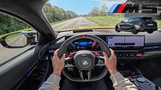 New BMW M5 Touring | Autobahn | POV Drive & Walk Around