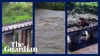 Qld floods 2022: timelapse footage shows the magnitude of flooding in Queensland