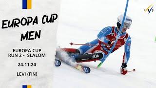 LIVE: Europa Cup Men Slalom Run 2 - 24.11.24 | FIS Alpine