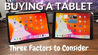 Three Factors to Consider Before Buying a Tablet