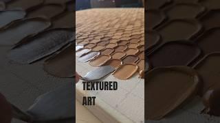  Satisfying Textured Art | DIY | #shorts #texturedart