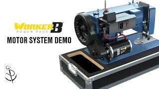 Sailrite® WorkerB® Power Pack Motor System Demo