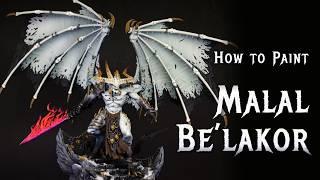 Painting a Forgotten God | Malal/Be'lakor | Tutorial |#ageofsigmar #warhammer #warhammer40k