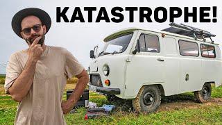 MEHR REPARATUREN ALS TANKSTOPPS am UAZ Buchanka (geht das gut?)