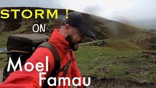 STORM ON MOEL FAMAU | WALKING IN 80KMH WINDS