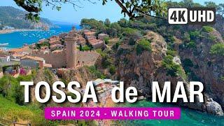 TOSSA DE MAR Walking Tour ️ SPAIN 2024 - "Walk Tossa Medieval Past!"