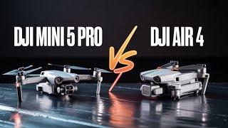 DJI Mini 5 Pro vs DJI Air 4 - 2025’s Ultimate Compact Drone Battle!