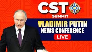 ASTANA, KAZAKHSTAN | RUSSIA |PUTIN | Putin holds a news conference at the end of CSTO summit