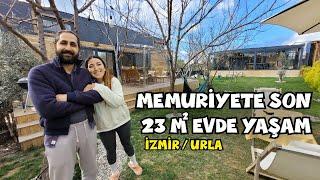 MEMURİYETİ BIRAKTI, eşini de ikna edip müstakil bir hayata geçtiler. 23 M²'de yaşanır mı ? (URLA)